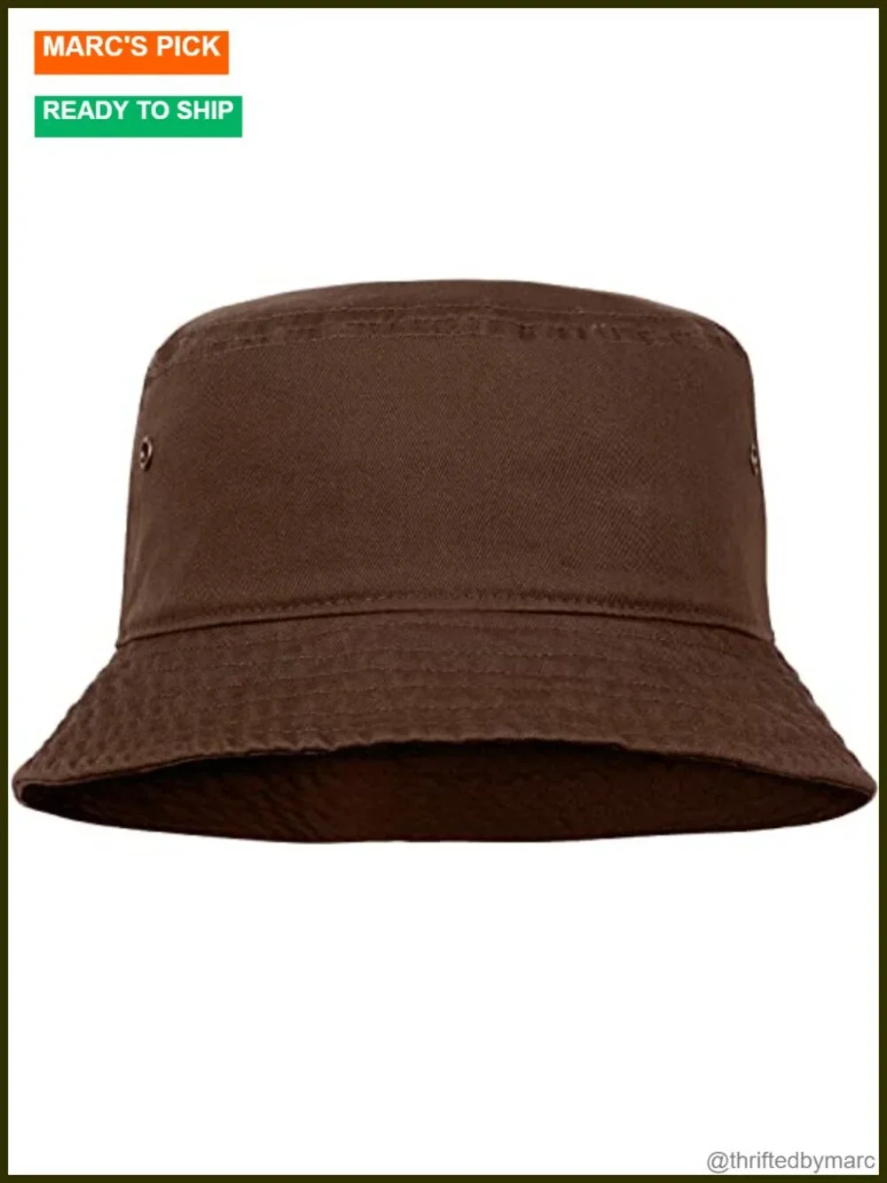 Unisex 100% Cotton Bucket Hat Packable Travel Fishing Summer Camp